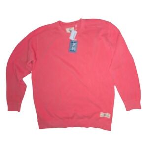 Southern Fried Cotton Sweatshirt Womens 2XL Pink Watermelon Pigment Dyed